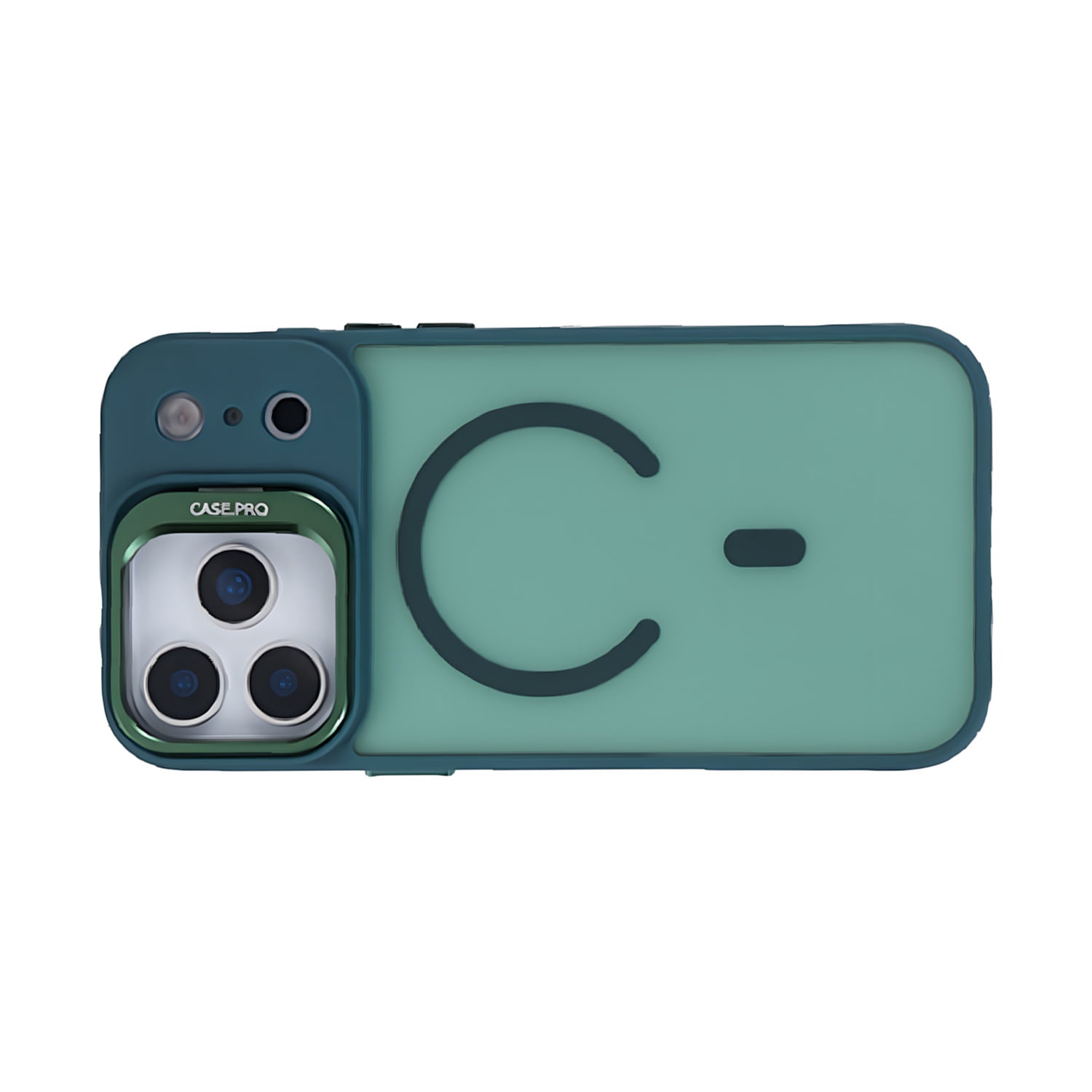 Slim MagSafe Camera Stand Case for iPhone 17 Pro - Green