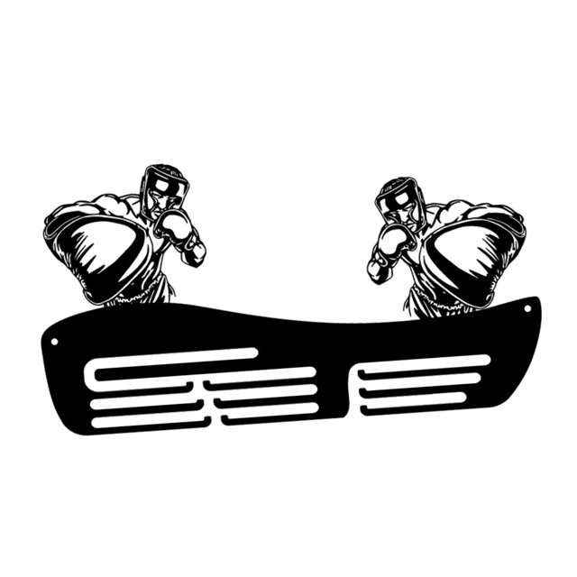 Almencla Medal Hanger Display Rack Easy to Install Iron Trophy Shelf for Home Hanging Boxing