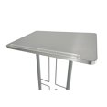 thumbnail image 4 of FixtureDisplays® Lectern, Pulpit, Podium pour Sol, Design Croisé, Acier & MDF - Argent 119759, 4 of 4