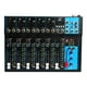thumbnail image 1 of Mezclador de audio,Mezclador de ecualizador estéreo profesional,Consola mezcladora de sonido Consola mezcladora de 7 canales,Sistema de consola de placa de sonido de grabación de, 1 of 7
