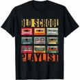 thumbnail image 1 of T-Shirt Unisexe Style Cassette Rétro des Années 80 et 90, jusqu'à la Taille 5TG, 1 of 4