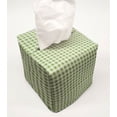 thumbnail image 2 of Green & White Checked Gingham Tissue Box Cover by Penny's Needful Things (Cube), 2 of 3