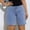 *Blue, variant on ClodeEU Women's High Waist Denim Shorts,Casual Stretch Jeans Shorts with Pockets Blue,Women's Plus L