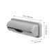 thumbnail image 5 of Dispensador de bolsas de basura: Organizador colgante con 2 ganchos - Caja de almacenamiento para pared - Soporte multifuncional para bolsas de basura, ideal para cocina y baño., 5 of 8