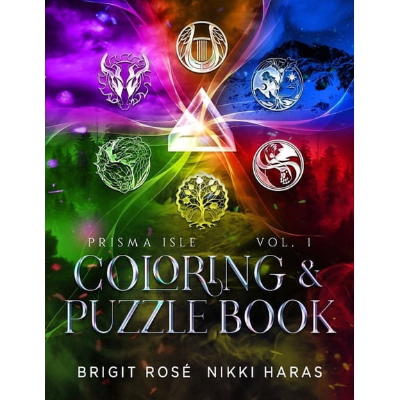 Prisma Isle Coloring & Puzzle Book (Paperback)