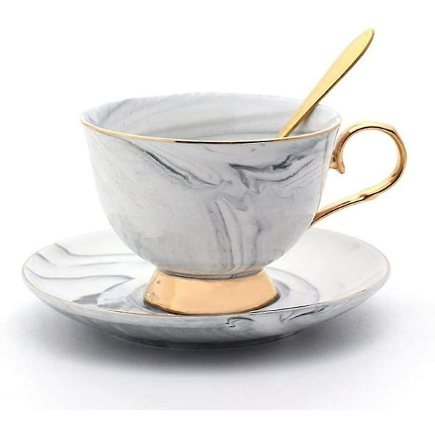 Vintage Coffee Tea Cups And Saucers Set Porcelain Tea Cup Coffee Mug