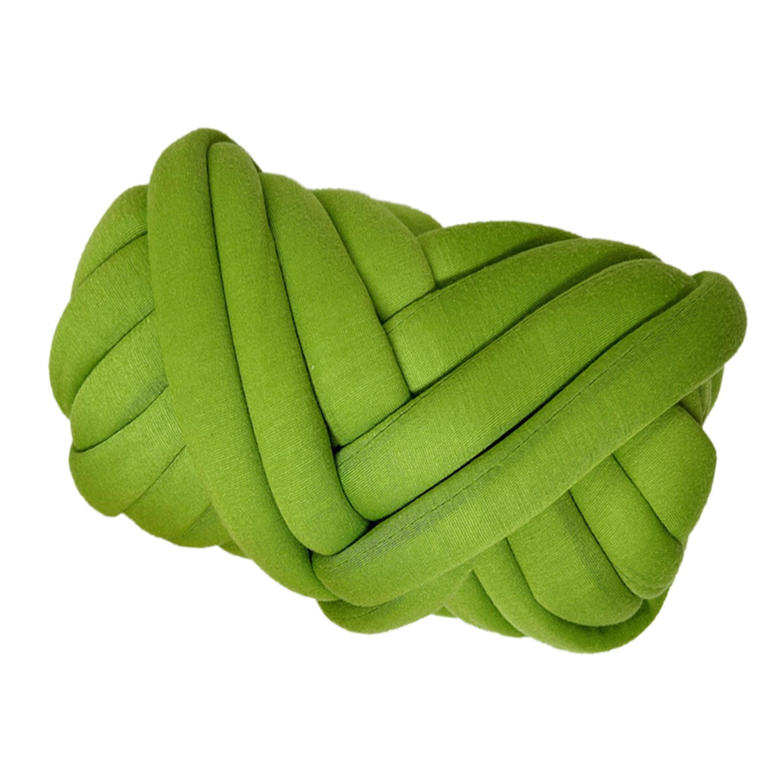 1.5kg Chunky Yarn Bulky Yarn Washable Tube Giant Soft Yarn Arm Knitting Yarn Weight Yarn Jumbo Tubular Yarn for Baskets Sweaters DIY Pet Bed Green