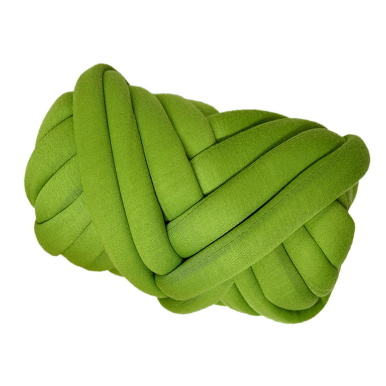 Chunky Yarn Jumbo Tubular Yarn Arm Knit Yarn Crocheting Hand Knit Washable  Soft 250G Weight Yarn for Crochet Pillow Baskets Pet Bed Sweaters Light  Green 