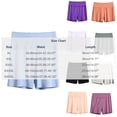 thumbnail image 5 of Bixock Women Pajamas Shorts Loungewear Shorts Sleep Shorts Elastic High Waist Soft Stretchy Daily Indoor Homewear Sleepwear Base Layer Trousers Women Clothings, 5 of 5
