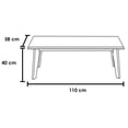 thumbnail image 4 of Mesa de Centro Kenzie Nogal Kessa Muebles, 4 of 5