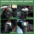 thumbnail image 6 of 3 Pack Car Trash Can With 100 Bags - Mini Pop-up Garbage Can, Collapsible Waterproof Waste Basket, Portable Rubbish Bin for Automotive (2 Gallon, Black), 6 of 7