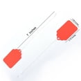 thumbnail image 2 of Etiquetas de precio Brothersbox Red, 300 piezas con cuerdas de 4,4 x 5,7 cm, 2 of 5