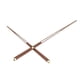 thumbnail image 3 of Manecillas de reloj de pared, puntero, reemplazo directo de componentes, herrajes de nogal negro Contrapeso 13mm, 3 of 9