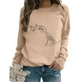thumbnail image 4 of Chandail en Molleton Décontracté pour Femmes Imprimé Halloween Col Rond Manches Longues Ample Confortable Mode Automne, 4 of 5