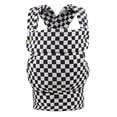 thumbnail image 3 of Lujifo Ergonomic Baby Carrier, Cotton-Linen Retro Checkerboard 2-in-1 Infant to Toddler Carrier, 3 of 7