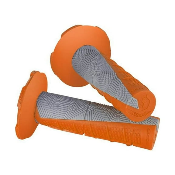 Scott Sports Usa Orange/Gray One Size Deuce Motorcycle Grips With Donuts 219627-1011