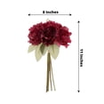 thumbnail image 3 of Efavormart 5 Head Mulberry Artificial Peony Silk Bouquet For DIY Wedding Party Bouquets Centerpieces Decoration - 11" Tall, 3 of 11