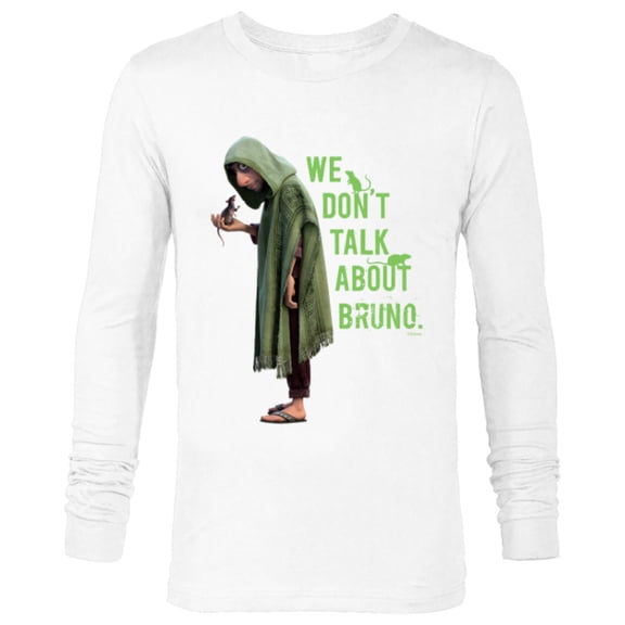 Disney Encanto We Don’t Talk About Bruno Dark - Long Sleeve T-Shirt for Men – Customized-White