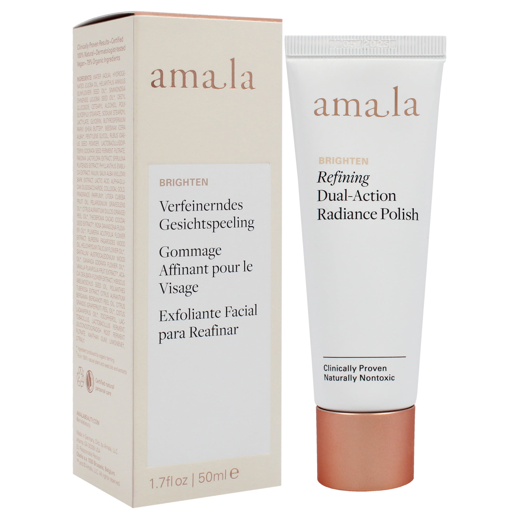 Amala Refining Dual-Action Radiance Polish , 1.7 oz Exfoliator