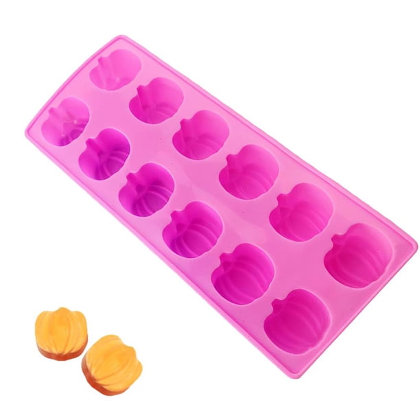 Molde De Silicona De 12 Cavidades Para Halloween, Molde Multiusos Para Hornear Calabaza, Molde De Chocolate Con Calabaza Para El Hogar, Cocina, Panadería, Fiesta De Halloween, Festival Serendint HA013648-00