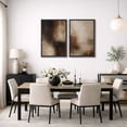 thumbnail image 2 of Framed Canvas Print Wabi Sabi Wall Art Set of 2 Abstract Modern Decorative for Living Room Bedroom - 16"x24"x2 BLACK, 2 of 8