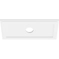 thumbnail image 2 of Ekena Millwork CMP30X15RE-04000 4 in. ID x 10.5 in. Rectangle Architectural Grade PVC Contemporary Ceiling Medallion, 2 of 4