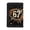 Rugby Number 67 Decoration, variant on Chririnla Elastic Polyester Trifold Coin Wallet with Lightweight Portable Kids Trifold Wallet for Sports, Clover Leaf Gradient Print Children's Wallet