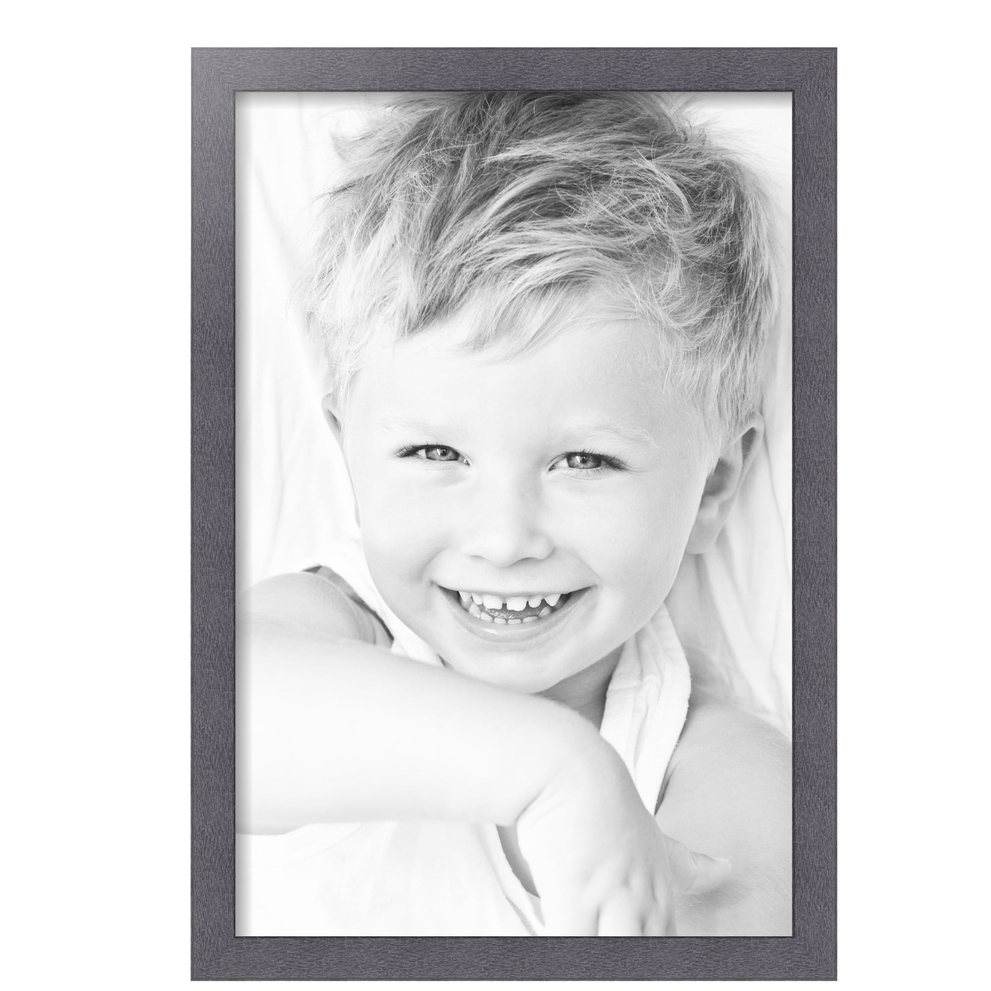 ArtToFrames 16" x 24" Tungsten Picture Frame, 16x24 inch Gray MDF Poster Frame (WOM-4640), 5 Pack