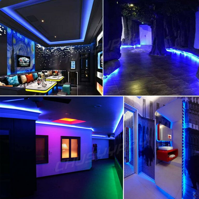 Ultraviolet LED Strip UV Black Light Night Fishing Boat Blacklight Strip  Light 