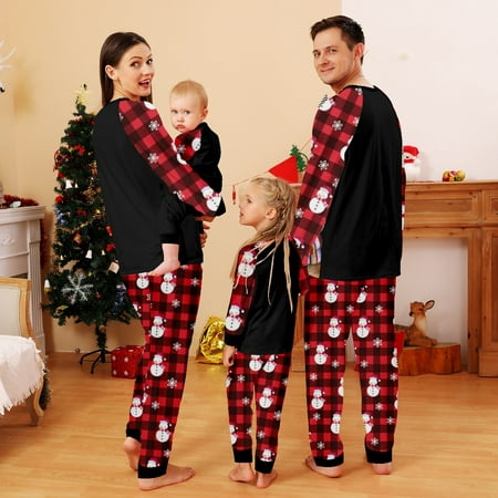 

Family Christmas Pajamas Matching Clothes Set Santa Claus Xmas Pyjamas Mother Daughter Father Son Outfit Family Look Pjs