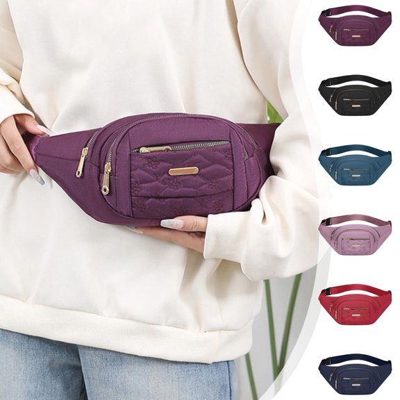 Crossbody Chest Shoulder Bag Large Capacity Anti-Theft Sling Backpack, Ultra Thin Waterproof Nylon, Adjustable Strap, Travel Outdoor Cycling Commuter