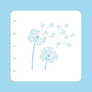 Stencil A6 pour Ensemble de Couleurs Magnétique Pochoir Pissenlit