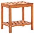 thumbnail image 1 of Mesa auxiliar vidaXL rectangular de madera maciza de acacia marrón, 1 of 6