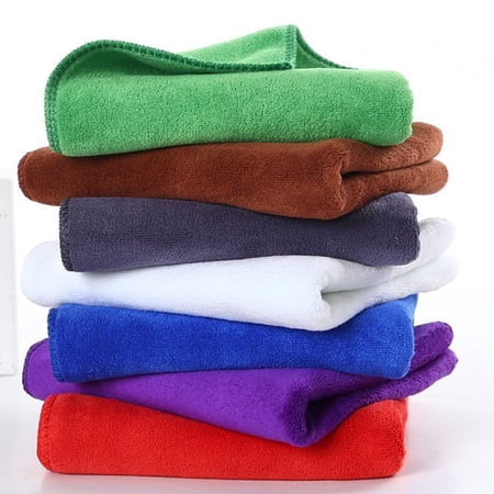 Naierhg Towel Quick-drying Microfiber Towel Multi-purpose Cleaning Towel Convenient Car Wash Towel for Home Kitchen Green