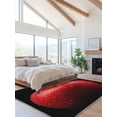 thumbnail image 2 of Red Fruit Area Rug for Bedroom 3x5 Ft Real Black Background Super Soft fuzzy Throw Rug Non-Slip Fluffy Plush Indoor Floor Carpet for Living Room Nursery Home Decor, 2 of 8