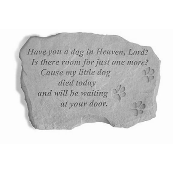 Kay Berry Memorial Pet Stone, Pet Memorials, Weatherproof, 11 lbs, 16 x 10.5 inches