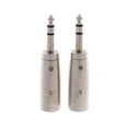 thumbnail image 2 of 2-Pack 6.35mm 1/4 Pulgadas Stereo Male Plug A 3 Pin XLR Stereo Audio Adaptador De Micrófono Convertidor Yotijar Enchufe de micrófono, 2 of 7
