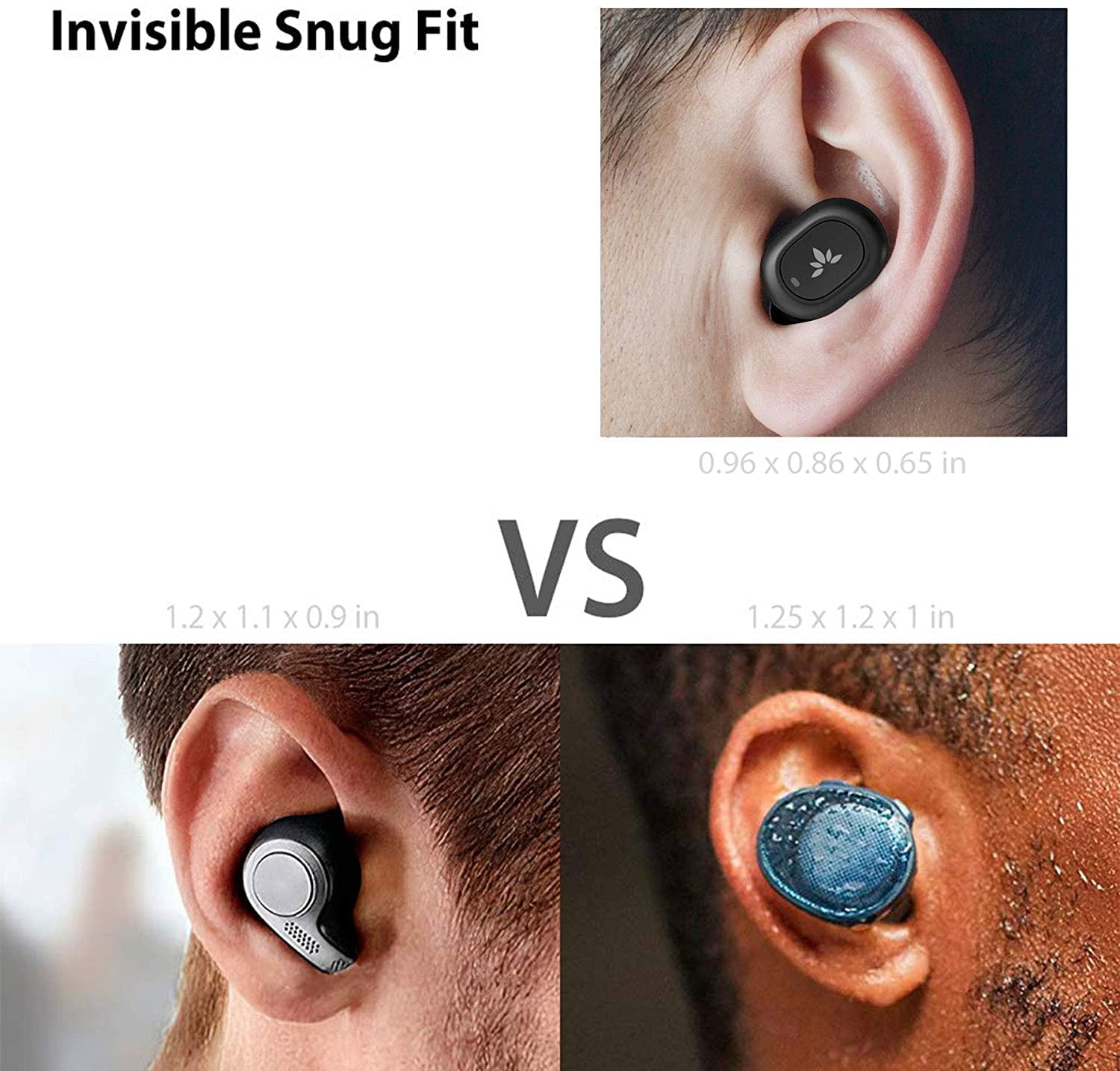 wireless earbuds for small ear holes