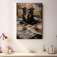 thumbnail image 2 of Beauceron Dog Bathroom Decor - Funny Bathroom Decor Wall Art, Dog Bathroom Wall Art and Animal Canvas, Dog Bathroom Canvas, 2 of 4