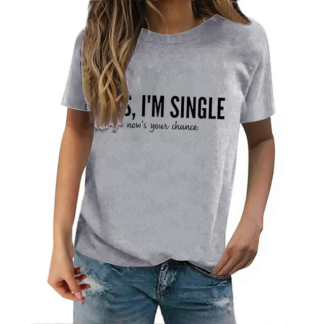 T-Shirts de la Saint-Valentin pour Femmes, T-Shirts Graphiques Cœur d'Amour, T-Shirts Graphiques Mignons pour Adolescentes, T-Shirts Décontractés Imprimés pour la Saint-Valentin, T-Shirt Col Rond Imprimé, Chandail pour Femmes