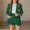 F-288Green, variant on ZHOGXU Toddler Kids Girls Formal Outfit 2 Piece Long Sleeve Lapel Solid Color Button Down Coat Top And Shorts Fashion Comfortable Sets For Casual Daily Wear,Brick Red,3-4 Years