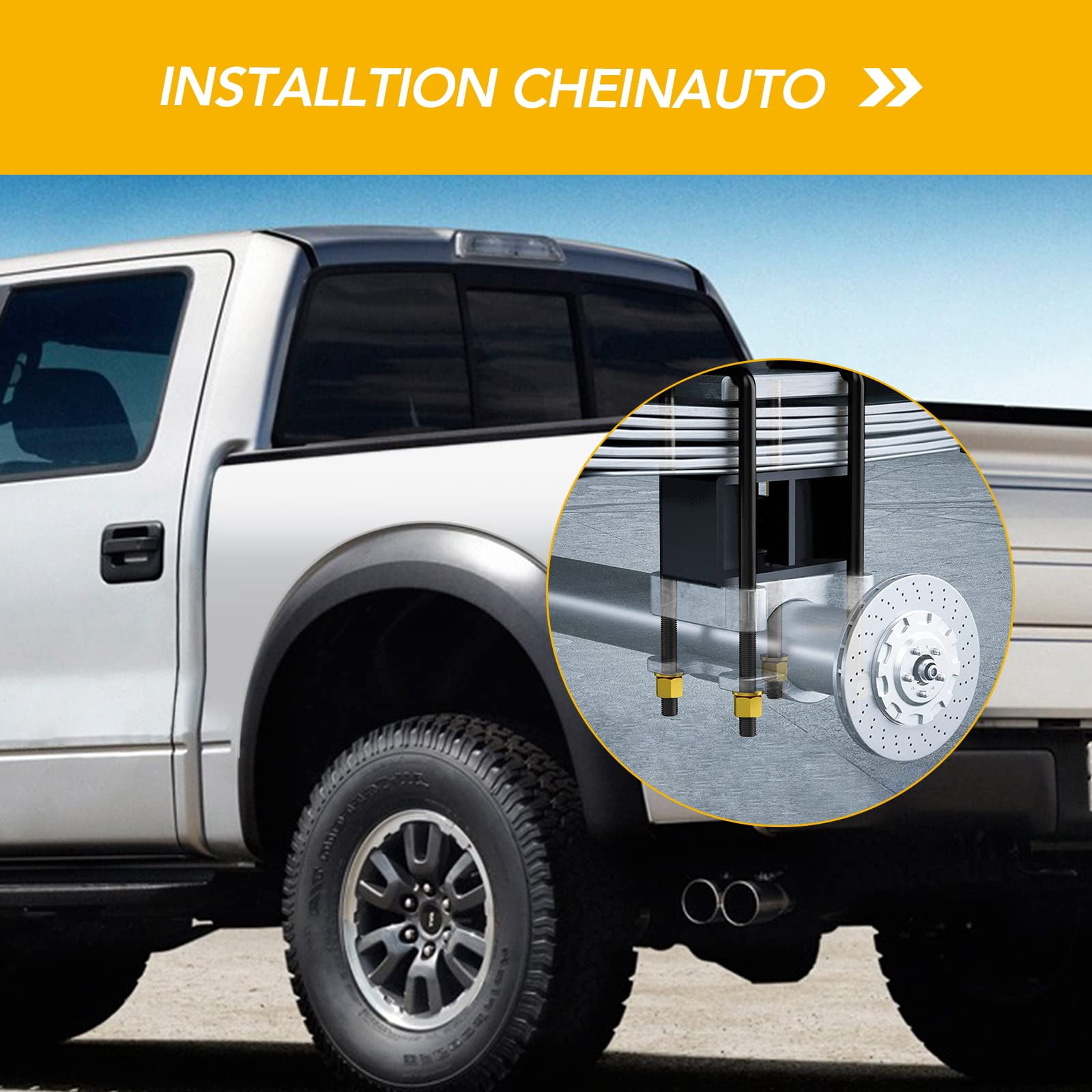 Furvclv 2" Ram 1500 Leveling Lift Kits - 2 Inch Front Strut Spacer Suspension Lift Kit Lift Spacers for 2006-2021 Ram 1500 (4WD Only), 2005-2011 Dakota (2WD Only), 2006-2009 Raider