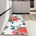 thumbnail image 4 of Pioneer Flower Floral Print Pattern Kitchen Rug Mat,Kitchen Runner Rugs Non Skid Washable,Decorative Kitchen Floor Mats for Kitchen,Sink,Laundry,17"X47", 4 of 5