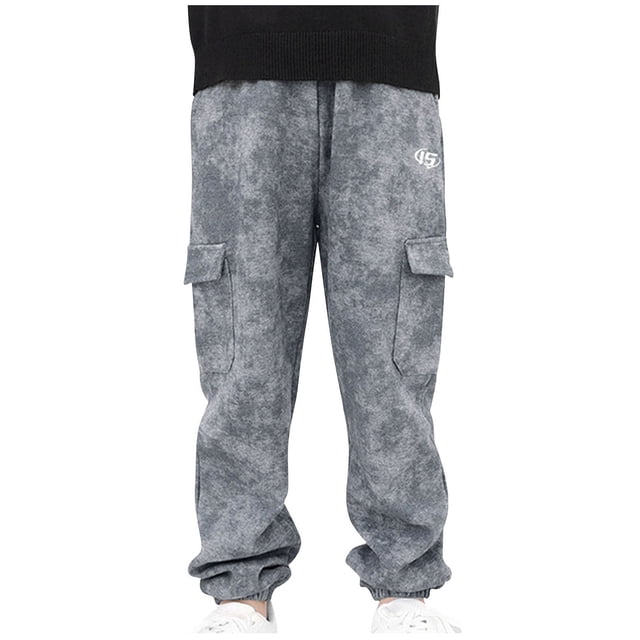 Odeerbi 8-13 Años Niños Cargo Pantalones Deportivos Jogger Pantalones Primavera Outwear Casual Pantalones de Trabajo Con Bolsillo