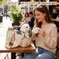 thumbnail image 7 of Dog Purse Carrier for Small Dogs, Cats, and Puppies– Soft-Sided Travel Pet Tote Bag with 4 Large Pockets, Fits Pets up to 15 lbs, Foldable for Travel, Outdoor (Beige), 7 of 7