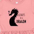 thumbnail image 4 of Inktastic Always Be a Dragon Girls Toddler Dress, 4 of 5