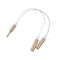thumbnail image 4 of Flmtop 1 Pce Séparateur de Casque TRRS Prise 3,5 mm Adaptateur de Casque Mâle à Double Femelle à 4 Pôles, 4 of 9