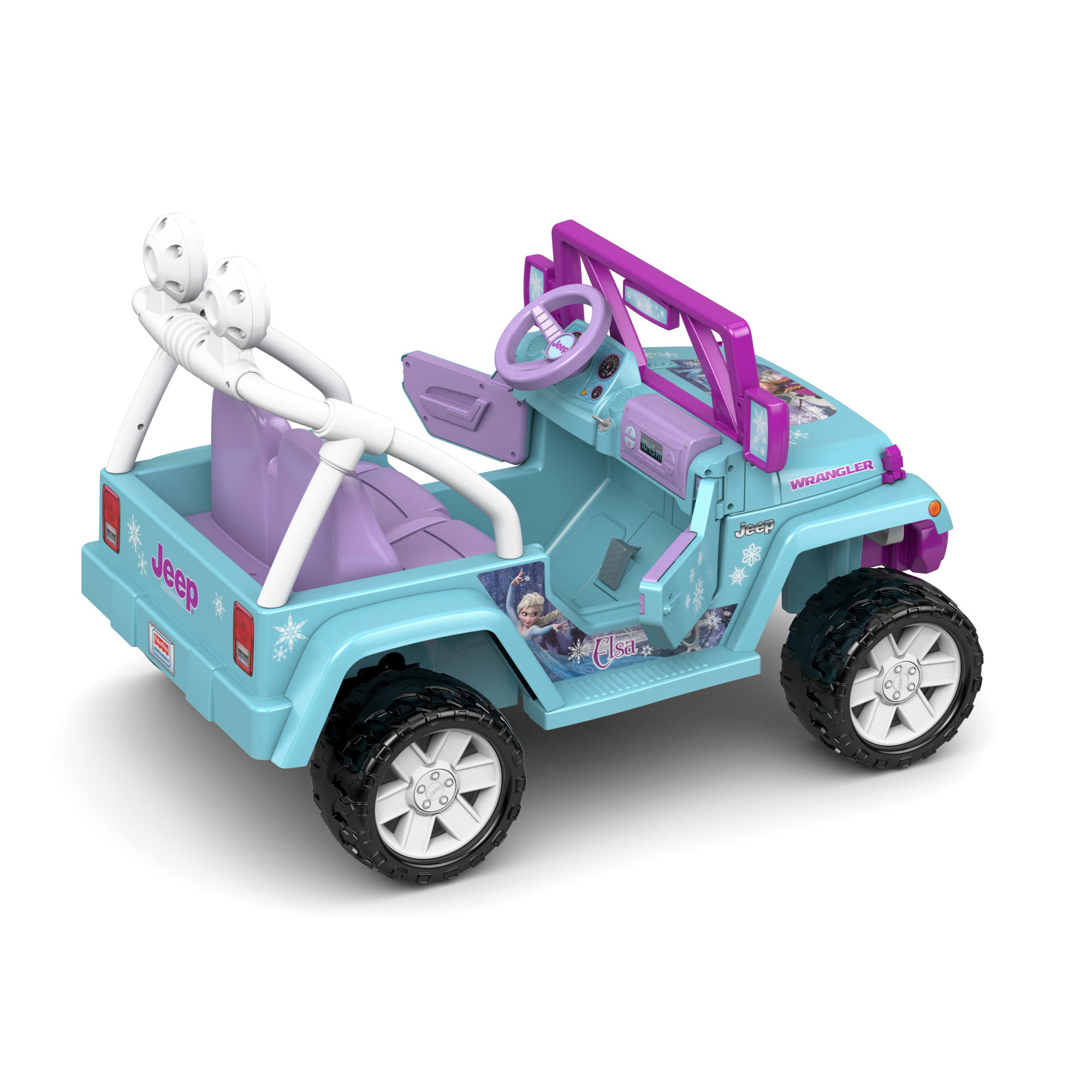 Fisher Price Power Wheels Disney Frozen Jeep Wrangler 12 Volt Electric 