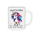 thumbnail image 1 of Taza de café de cerámica Aunticorn Unicorn, 350 ml, para tía, 1 of 2