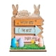 thumbnail image 1 of Decoraciones De Conejo Figura de madera de conejito de Pascua, adorno para decoración del hogar (1 unidad) JASKFLY, 1 of 1